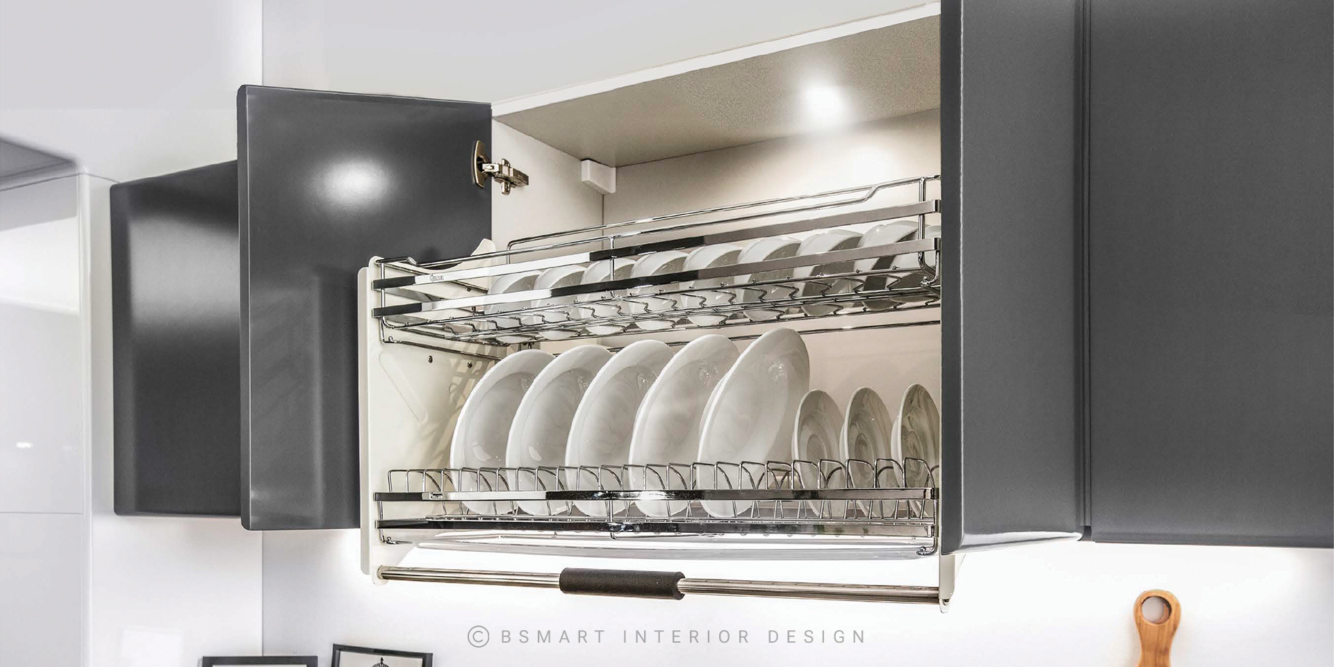 The great thing inside BSMART’s high-end kitchen cabinets