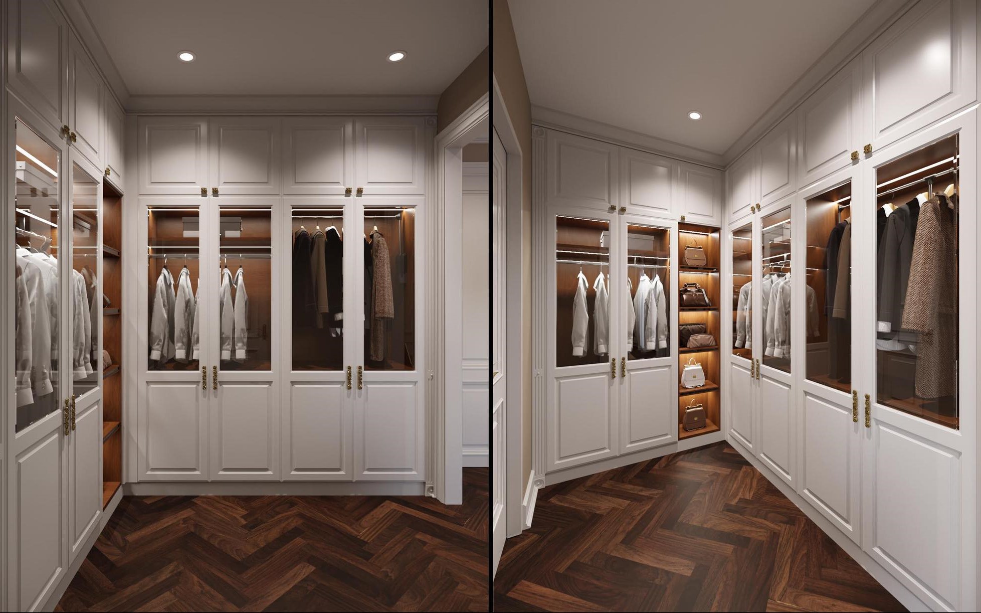 Advantages of Using Built-in Wall Closets in Dressing Rooms